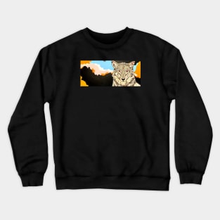 Wolf Sunset Crewneck Sweatshirt